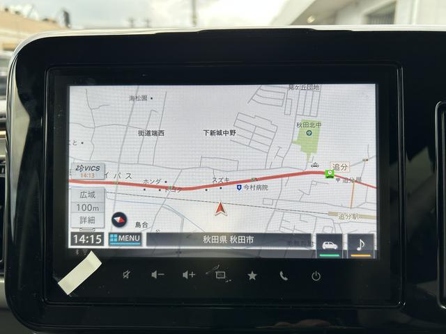 ワゴンＲスマイル ＨＹＢＲＩＤ　Ｘ　４ＷＤ　純正ナビ　全方位カメラ　コネクト　オートライト　スライドドア　純正ナビ　プッシュスタート　シートヒーター　オートエアコン　スズキセーフティーサポート　４ＷＤ　衝突被害軽減システム　アイドリングストップ　横滑り防止機能　衝突安全ボディ（10枚目）