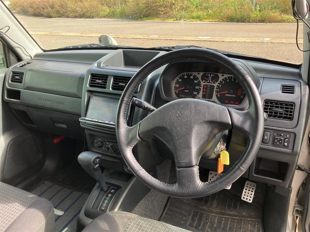 パジェロミニ VR 4WD ETC キーレスエントリー 電動格納ミラー AT ABS ルーフレール アルミホイール 衝突安全ボディ エアコン パワーステアリング パワーウィンドウ(2枚目)