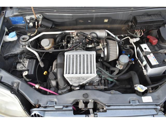 Ｋｅｉワークス ベースグレード　車検Ｒ９年５月　ＴＥＩＮ車高調　アルミ大容量インタークーラー　モンスタースポーツＦ＆Ｓマフラー　社外ローター　社外ナビ　ＴＶ　社外１５アルミ（15枚目）