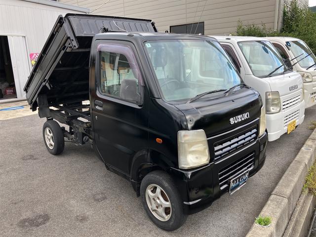 キャリイトラック ダンプ　切替式４ＷＤ　色替車　荷台上下動作　５速ＭＴ　デフロック（6枚目）