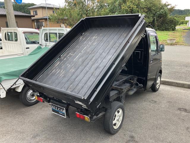 キャリイトラック ダンプ　切替式４ＷＤ　色替車　荷台上下動作　５速ＭＴ　デフロック（8枚目）