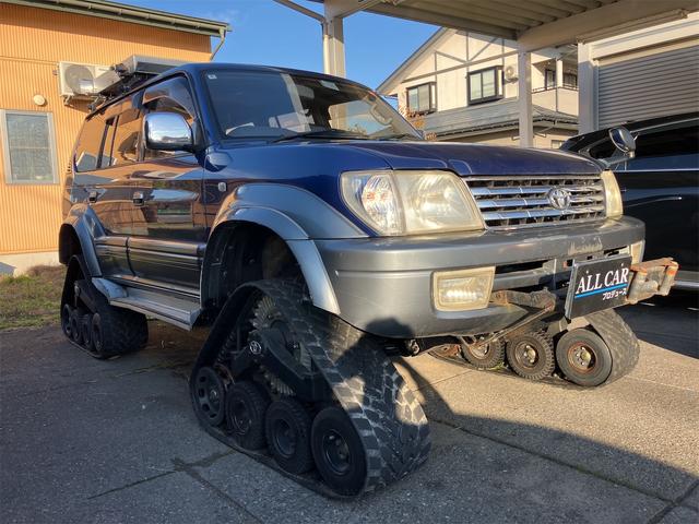 ランドクルーザープラド TZ 4WD クローラー仕様 タイヤ4本付 ユピテルナビ 後席ヒーター(5枚目)