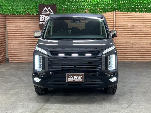 デリカＤ：５ Ｐ　衝突軽減ブレーキ　純正ナビＴＶ　全方位カメラ　両側電動スライドドア　電動リアゲート　リフトアップ　ナイトロパワーＭ７ファランクス（バレルブラック）１６インチＡＷ　レーダークルーズ　前席シートヒーター（38枚目）