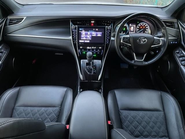 ハリアーハイブリッド プログレス 4WD トヨタセーフティセンス 純正ナビ 全方位カメラ TRDフルエアロ レーダークルーズ 運転席電動シート 電動リアゲート ハーフレザーシート 純正18インチアルミホイール LEDヘッドライト(2枚目)