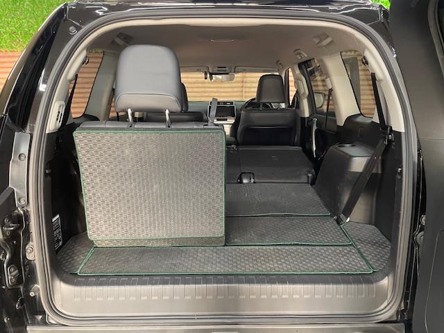 ランドクルーザープラド ＴＸ　Ｌパッケージ　ワンオーナー　黒革シート　純正ナビ　フルセグＴＶ　バックカメラ　前席電動シート　前席エアシート　純正１７インチアルミホイール　ガナドール２本出しマフラー　ウッドコンビステア　ＬＥＤヘッドライト　ＥＴＣ（45枚目）