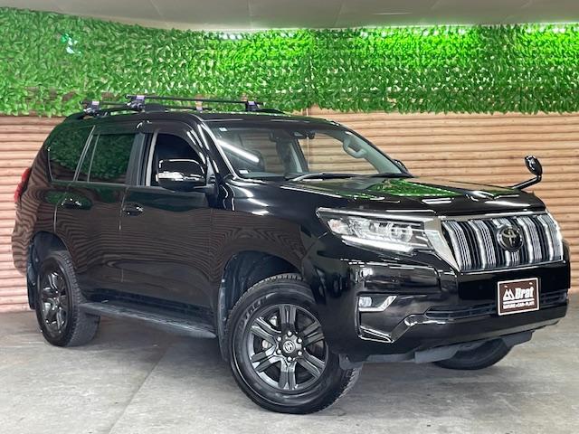 ランドクルーザープラド ＴＸ　Ｌパッケージ　ワンオーナー　黒革シート　純正ナビ　フルセグＴＶ　バックカメラ　前席電動シート　前席エアシート　純正１７インチアルミホイール　ガナドール２本出しマフラー　ウッドコンビステア　ＬＥＤヘッドライト　ＥＴＣ（51枚目）