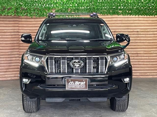 ランドクルーザープラド ＴＸ　Ｌパッケージ　ワンオーナー　黒革シート　純正ナビ　フルセグＴＶ　バックカメラ　前席電動シート　前席エアシート　純正１７インチアルミホイール　ガナドール２本出しマフラー　ウッドコンビステア　ＬＥＤヘッドライト　ＥＴＣ（53枚目）