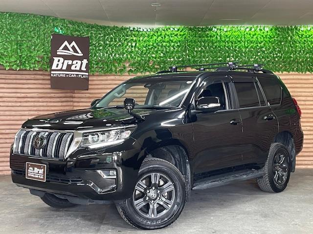 ランドクルーザープラド ＴＸ　Ｌパッケージ　ワンオーナー　黒革シート　純正ナビ　フルセグＴＶ　バックカメラ　前席電動シート　前席エアシート　純正１７インチアルミホイール　ガナドール２本出しマフラー　ウッドコンビステア　ＬＥＤヘッドライト　ＥＴＣ（54枚目）