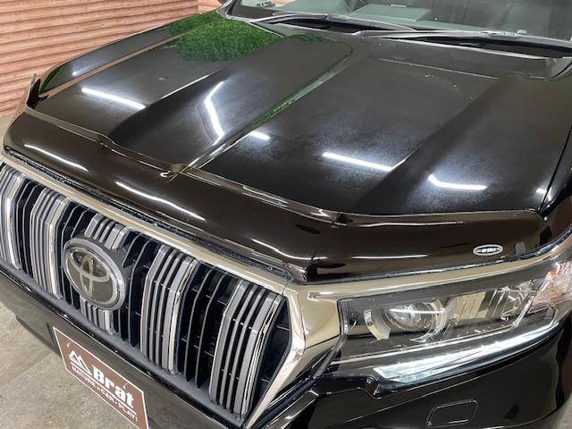 ランドクルーザープラド ＴＸ　Ｌパッケージ　ワンオーナー　黒革シート　純正ナビ　フルセグＴＶ　バックカメラ　前席電動シート　前席エアシート　純正１７インチアルミホイール　ガナドール２本出しマフラー　ウッドコンビステア　ＬＥＤヘッドライト　ＥＴＣ（60枚目）