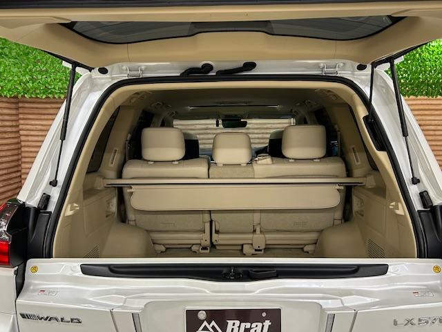 ＬＸ ＬＸ５７０　ＷＡＬＤコンプリートキット　ＷＡＬＤ２２インチＡＷ　サンルーフ　マークレビンソン　全席電動シート　全席シートヒーター　純正ナビ　純正リアモニター　全方位カメラ　ドライブレコーダー　ＣＯＯＬ　ＢＯＸ（39枚目）