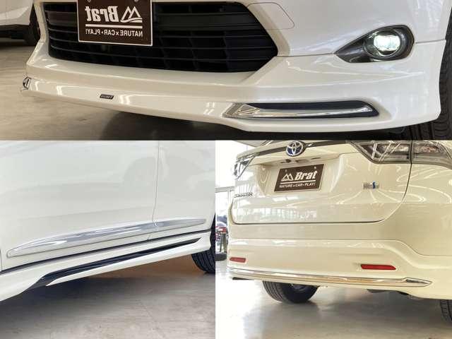 プレミアム 4WD ワンオーナー モデリスタフルエアロ モデリスタグリル 純正9インチSDナビ 禁煙車 純正18インチAW 運転席パワーシート クルコン LEDヘッドライト バックカメラ パワーバックドア(6枚目)