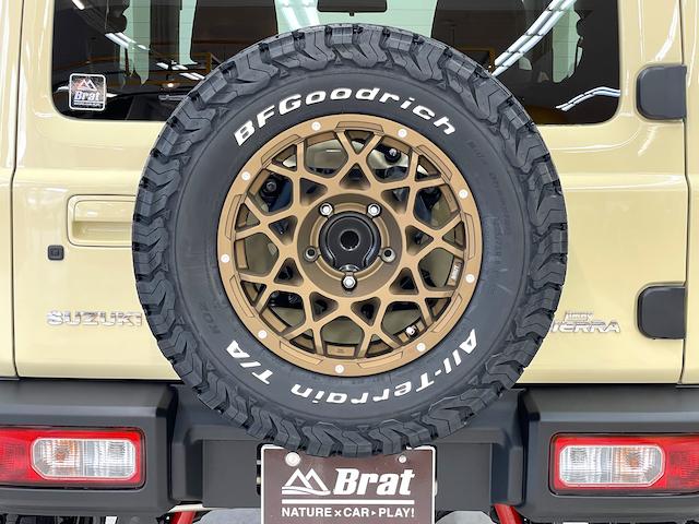 JC 2インチリフトアップ BRUT16インチアルミ 新品BFグッドリッチATタイヤ 禁煙車 ハニカムメッシュグリル スモークウィンカー サイドマーカー フロントアンダーガード ストラーダSDナビ(25枚目)