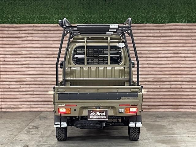 ジャンボ 4WD 2インチリフトアップ ハードカーゴキャリア サイドオーニング マッドフラップ キャリアバード ルーフライン イージーデカール ナイトロパワー15インチアルミ マッドスターMTタイヤ 禁煙車(14枚目)
