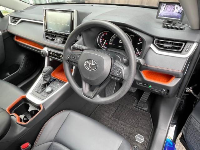 ＲＡＶ４ アドベンチャー　リフトアップ　ＴＯＹＯＴＡロゴグリル　マッドヴァンスホイール　ＴＯＹＯオープンカントリーＲ／Ｔ　フロントカメラ　ノーズカバー　レザーシート　純正ナビ　純正フロアマット（37枚目）