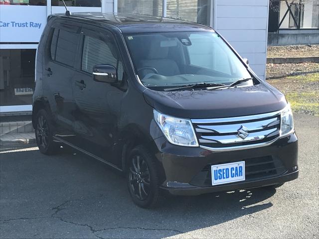 ワゴンＲ ＦＺ　レーダーブレーキサポート　シートヒーター　オートエアコン　プッシュスタート　スマートキー　社外アルミホイール（9枚目）