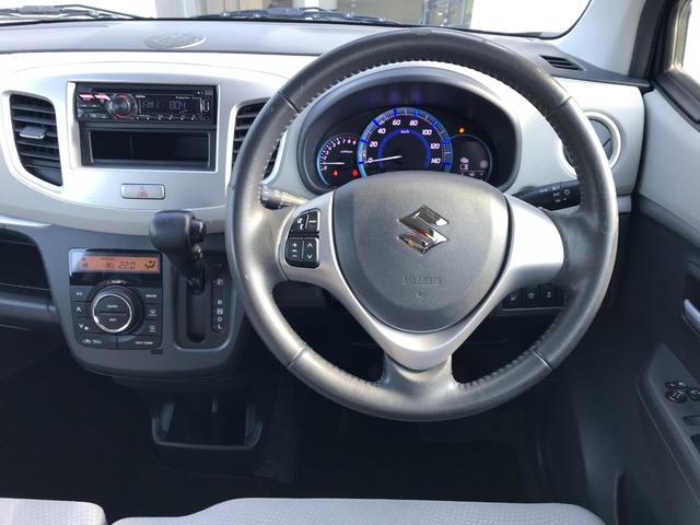 ワゴンＲ ＦＺ　レーダーブレーキサポート　シートヒーター　オートエアコン　プッシュスタート　スマートキー　社外アルミホイール（11枚目）