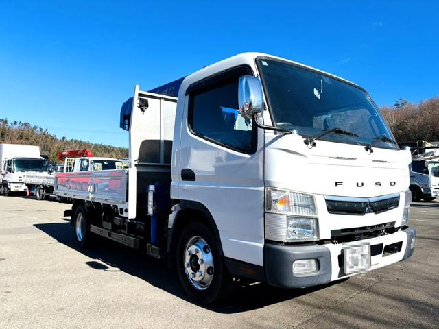 キャンター クレーン キャンター ワイド ロング 平 4段ラジコン フックイン 買取車 令和2年式 積載3t TADANO/ZH294 差し違いアウトリガー 荷台長3.7m(5枚目)