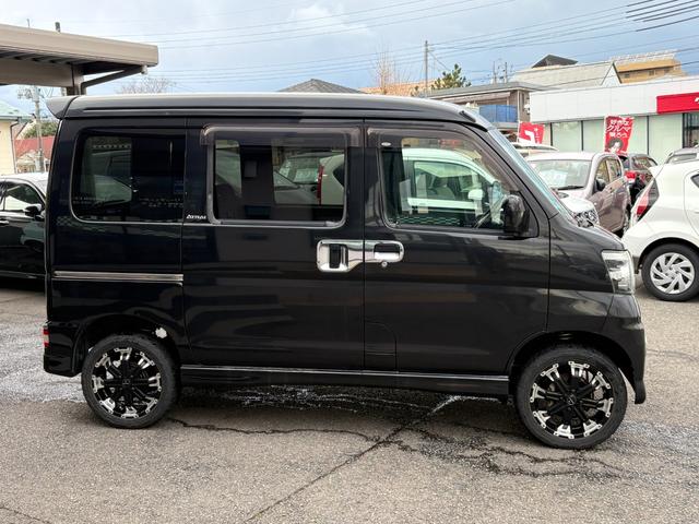 アトレーワゴン カスタムターボR ブラックエディション リフトアップ 4WD MOMOステ バックカメラ(28枚目)