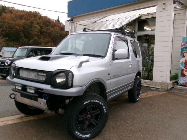 ジムニー ワイルドウインド　リフトアップ・社外バンパー・社外マフラー・ナビ・ＴＶ・Ｂカメラ・中古スタッドレス付（2枚目）