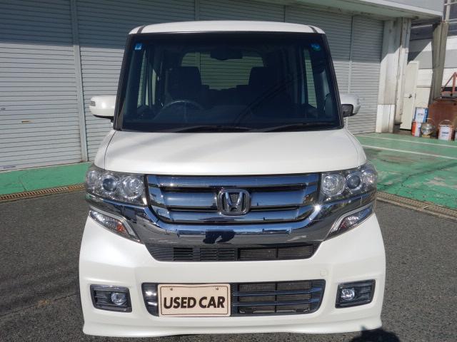 Ｎ－ＢＯＸカスタム Ｇ　ＳＳパッケージ　純正ナビ　フルセグ　ＤＶＤ　Ｂｌｕｅｔｏｏｔｈ　Ｂカメラ　Ｆ左右シートヒーター　ステリモ　左リヤ電動ドア　後席シートスライド（2枚目）