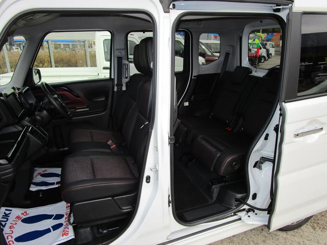 スペーシアカスタム カスタム HYBRID XS 4WD オーディオレス オートライト スライドドア プッシュスタート シートヒーター オートエアコン スズキセーフティーサポート 4WD 衝突被害軽減システム アイドリングストップ 横滑り防止機能 衝突安全ボディ(20枚目)