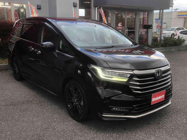 オデッセイハイブリッド ｅ：ＨＥＶアブソルート・ＥＸ　ハイブリッド　全周囲カメラ　ＴＶ　両側電動スライドドア　クリアランスソナー　オートクルーズコントロール　レーンアシスト　衝突被害軽減システム　オートライト　ＬＥＤヘッドランプ　パワーシート（13枚目）