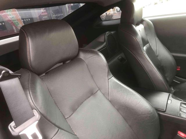 フェアレディZ バージョンST 社外ナビ フルセグTV ブラックレザーシート シートヒーター ETC 純正18インチAW(9枚目)