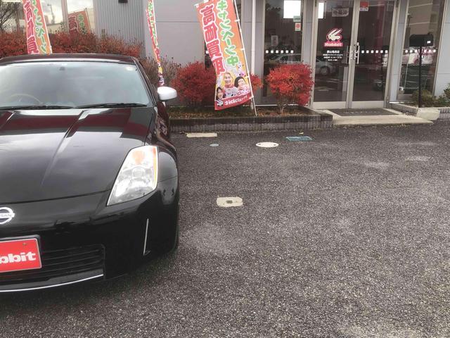 フェアレディZ バージョンST 社外ナビ フルセグTV ブラックレザーシート シートヒーター ETC 純正18インチAW(24枚目)