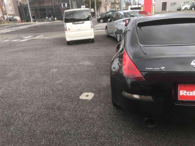 フェアレディZ バージョンST 社外ナビ フルセグTV ブラックレザーシート シートヒーター ETC 純正18インチAW(26枚目)