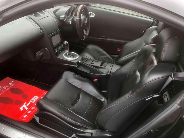 フェアレディZ バージョンST 社外ナビ フルセグTV ブラックレザーシート シートヒーター ETC 純正18インチAW(29枚目)