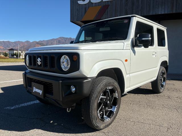 ジムニー XC 衝突軽減ブレーキ Bluetooth バックカメラ 7inナビ フルセグTV ドラレコ ETC シートヒーター ミラーヒーター CD DVD再生 誤発進抑制装置 横滑り防止装置 ABS (パール)(2枚目)