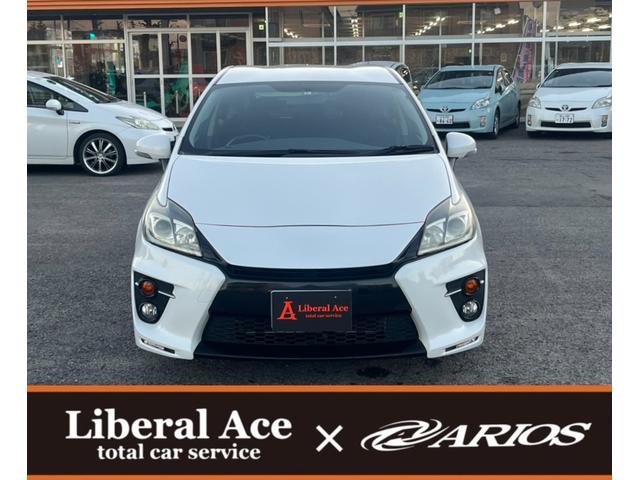 プリウス Ｓツーリングセレクション・Ｇ’ｓ　★車検令和９年４月★ナビ★テレビ★バックカメラ★ＥＴＣ★寒冷地仕様★ＨＩＤヘッドライト★アイドリングストップ★ＲＡＹＳ１９インチアルミホイール★サイドカーテンエアバック★横滑り防止システム★（3枚目）