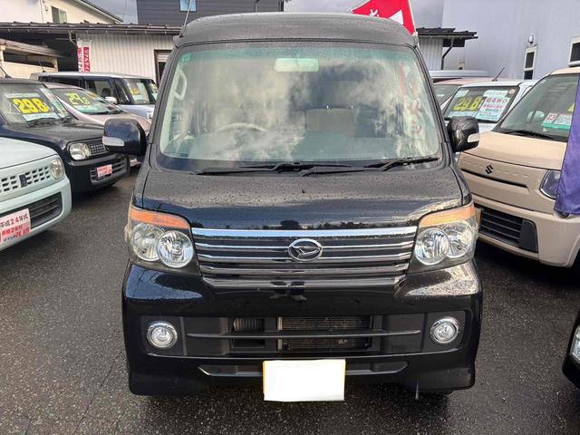 アトレーワゴン カスタムターボＲＳリミテッド　４ＷＤ　バックカメラ　両側スライド・片側電動　ナビ　ＴＶ　ＨＩＤ　キーレスエントリー　電動格納ミラー　ベンチシート　ＡＴ　盗難防止システム　ＡＢＳ　ＣＤ　ＤＶＤ再生　ミュージックプレイヤー接続可（2枚目）