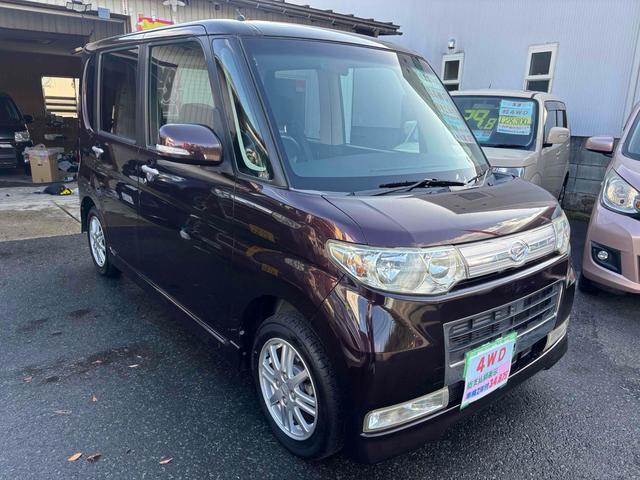 タント X 4WD ETC スライドドア ナビ TV スマートキー 電動格納ミラー ベンチシート AT Bluetooth アルミホイール エアコン パワーステアリング パワーウィンドウ(3枚目)