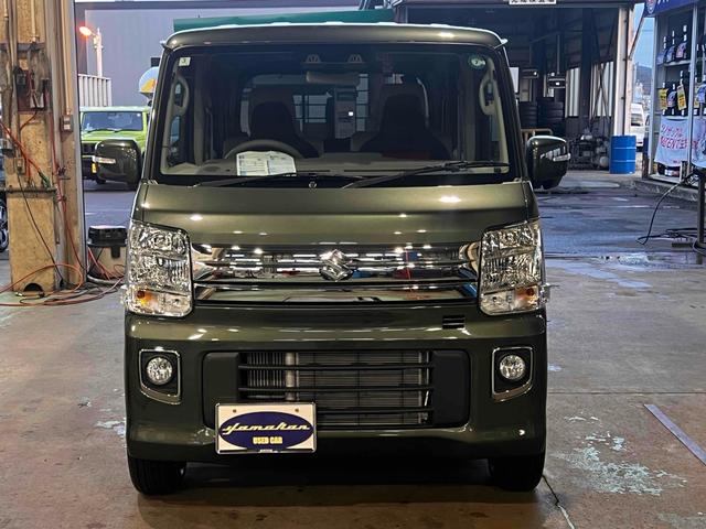 エブリイワゴン 　４ＷＤ　ドライブレコーダー　ＥＴＣ　バックカメラ　両側電動スライドドア　ＴＶ　クリアランスソナー　レーンアシスト　衝突被害軽減システム　オートライト　スマートキー　アイドリングストップ　電動格納ミラー（12枚目）