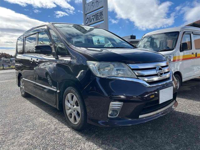 セレナ ハイウェイスター S-ハイブリッド Vセレクション バックカメラ ナビ TV オートクルーズコントロール 両側電動スライドドア オートライト HID スマートキー 電動格納ミラー 後席モニター 3列シート ウォークスルー CVT アルミホイール(13枚目)