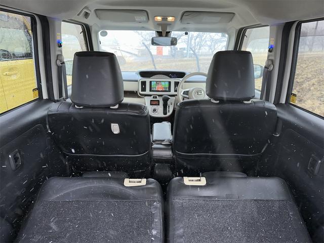 ムーヴキャンバス Ｘリミテッドメイクアップ　ＳＡＩＩ　ＥＴＣ　バックカメラ　両側電動スライドドア　ＴＶ　クリアランスソナー　衝突被害軽減システム　スマートキー　アイドリングストップ　電動格納ミラー　ベンチシート　ＣＶＴ　盗難防止システム　ＡＢＳ　ＥＳＣ（12枚目）