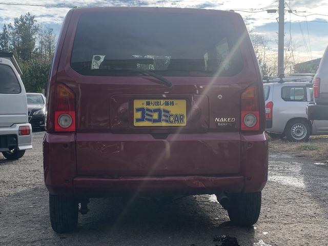 ネイキッド ターボＧ　丸目　４ＷＤ！！５速マニュアル！！車検令和９年１１月（3枚目）