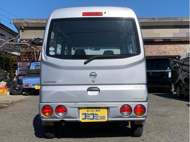 クリッパーバン ＤＸ　切替４ＷＤ　５速マニュアル　車検令和９年１２月２０日　軽バン！ケッパコ（9枚目）