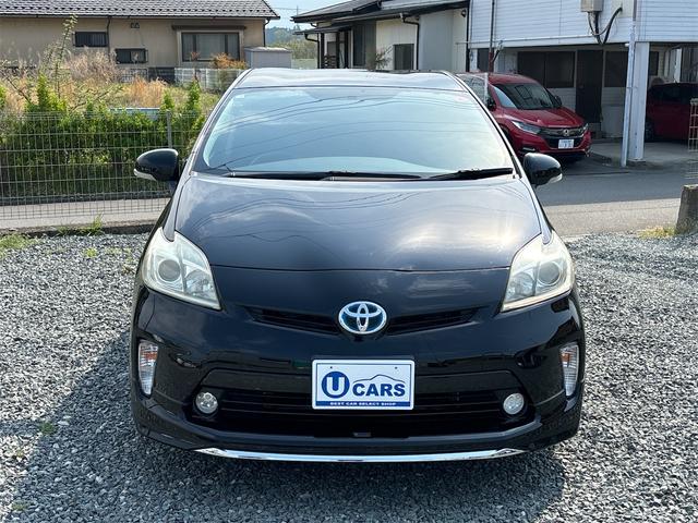 プリウス Ｓ　モデリスタエアロ　カローラツーリング純正１７インチホイール　ＥＴＣ　バックカメラ　ナビ　ＴＶ　オートライト　ＨＩＤ　ＣＶＴ　スマートキー　電動格納ミラー　盗難防止システム　Ｂｌｕｅｔｏｏｔｈ（12枚目）