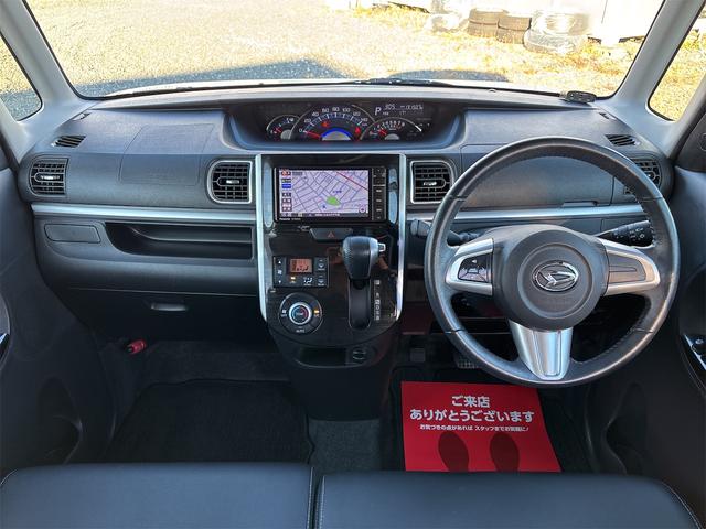 タント カスタムＲＳ　トップエディションＳＡＩＩ　ドライブレコーダー　ＥＴＣ　バックカメラ　両側電動スライドドア　ナビ　ＴＶ　衝突被害軽減システム　オートライト　ＬＥＤヘッドランプ　スマートキー　アイドリングストップ　電動格納ミラー　ベンチシート（2枚目）