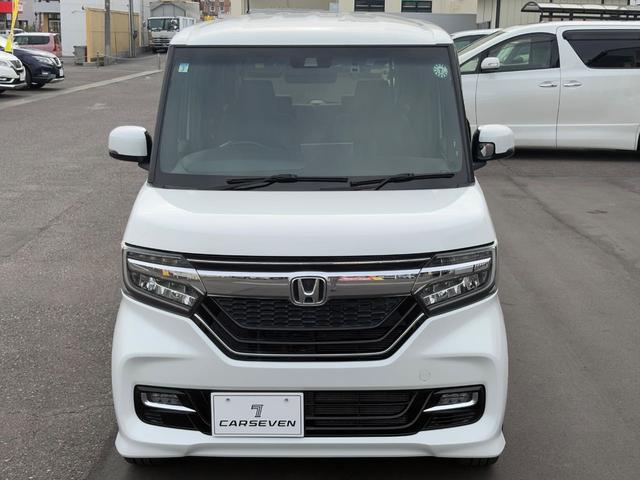 Ｎ－ＢＯＸカスタム Ｇ・Ｌターボホンダセンシング　ナビゲーション（Ｂｌｕｅｔｏｏｔｈ対応）　バックモニター　両側電動ドア　ＥＴＣ　前後ドラレコ　クルーズコントロール　純正アルミ　スマートキー　シートヒーター　　衝突被害軽減　レーンアシスト（2枚目）