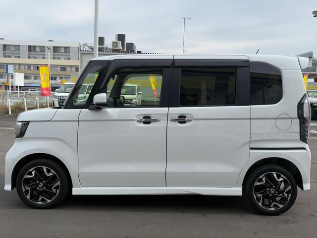 Ｎ－ＢＯＸカスタム Ｇ・Ｌターボホンダセンシング　ナビゲーション（Ｂｌｕｅｔｏｏｔｈ対応）　バックモニター　両側電動ドア　ＥＴＣ　前後ドラレコ　クルーズコントロール　純正アルミ　スマートキー　シートヒーター　　衝突被害軽減　レーンアシスト（4枚目）