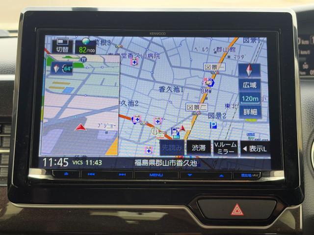 Ｎ－ＢＯＸカスタム Ｇ・Ｌターボホンダセンシング　ナビゲーション（Ｂｌｕｅｔｏｏｔｈ対応）　バックモニター　両側電動ドア　ＥＴＣ　前後ドラレコ　クルーズコントロール　純正アルミ　スマートキー　シートヒーター　　衝突被害軽減　レーンアシスト（25枚目）