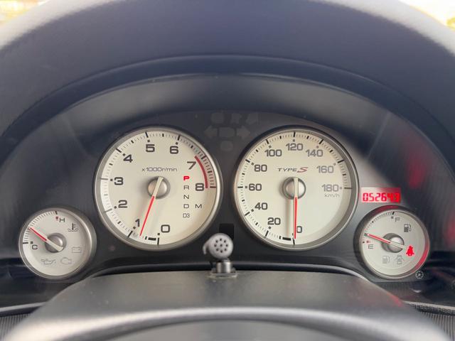 インテグラ タイプS K20A型iーVTEC DC5最終型 カロッツェリアナビ(Bluetooth対応) バックモニター ETC ドライブレコーダー TypeS純正アルミ A/T(マニュアルモード付) HID オートA/C(22枚目)