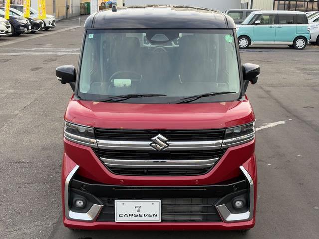 スペーシアカスタム ハイブリッドＸＳターボ　純正ナビゲーション（Ｂｌｕｅｔｏｏｔｈ対応）　全方位モニター　両側オートスライドドア　シートヒーター＆ハンドルヒーター　スズキセーフティーサポート　１５インチアルミ　ＬＥＤヘッドランプ＆ＬＥＤフォグ（2枚目）