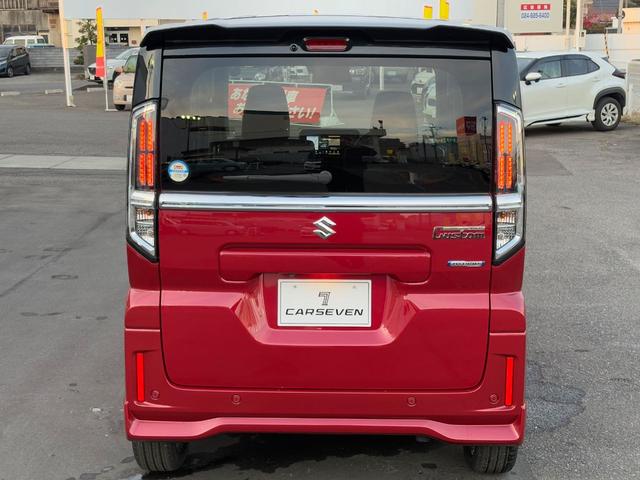 スペーシアカスタム ハイブリッドＸＳターボ　純正ナビゲーション（Ｂｌｕｅｔｏｏｔｈ対応）　全方位モニター　両側オートスライドドア　シートヒーター＆ハンドルヒーター　スズキセーフティーサポート　１５インチアルミ　ＬＥＤヘッドランプ＆ＬＥＤフォグ（5枚目）