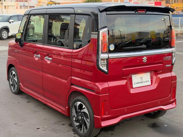 スペーシアカスタム ハイブリッドＸＳターボ　純正ナビゲーション（Ｂｌｕｅｔｏｏｔｈ対応）　全方位モニター　両側オートスライドドア　シートヒーター＆ハンドルヒーター　スズキセーフティーサポート　１５インチアルミ　ＬＥＤヘッドランプ＆ＬＥＤフォグ（6枚目）