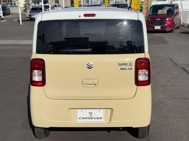 ワゴンＲスマイル ハイブリッドＳ　２トーンルーフパッケージ装着車　オーディオレス　ワンアクションパワースライドドア（両側）　前席シートヒーター　プッシュスタートエンジン　デュアルカメラブレーキサポート　誤発進抑制機能　ＳＲＳエアバック　キーレスプッシュスタート（5枚目）