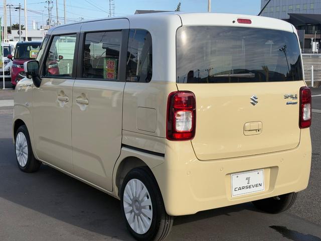 ワゴンＲスマイル ハイブリッドＳ　２トーンルーフパッケージ装着車　オーディオレス　ワンアクションパワースライドドア（両側）　前席シートヒーター　プッシュスタートエンジン　デュアルカメラブレーキサポート　誤発進抑制機能　ＳＲＳエアバック　キーレスプッシュスタート（6枚目）